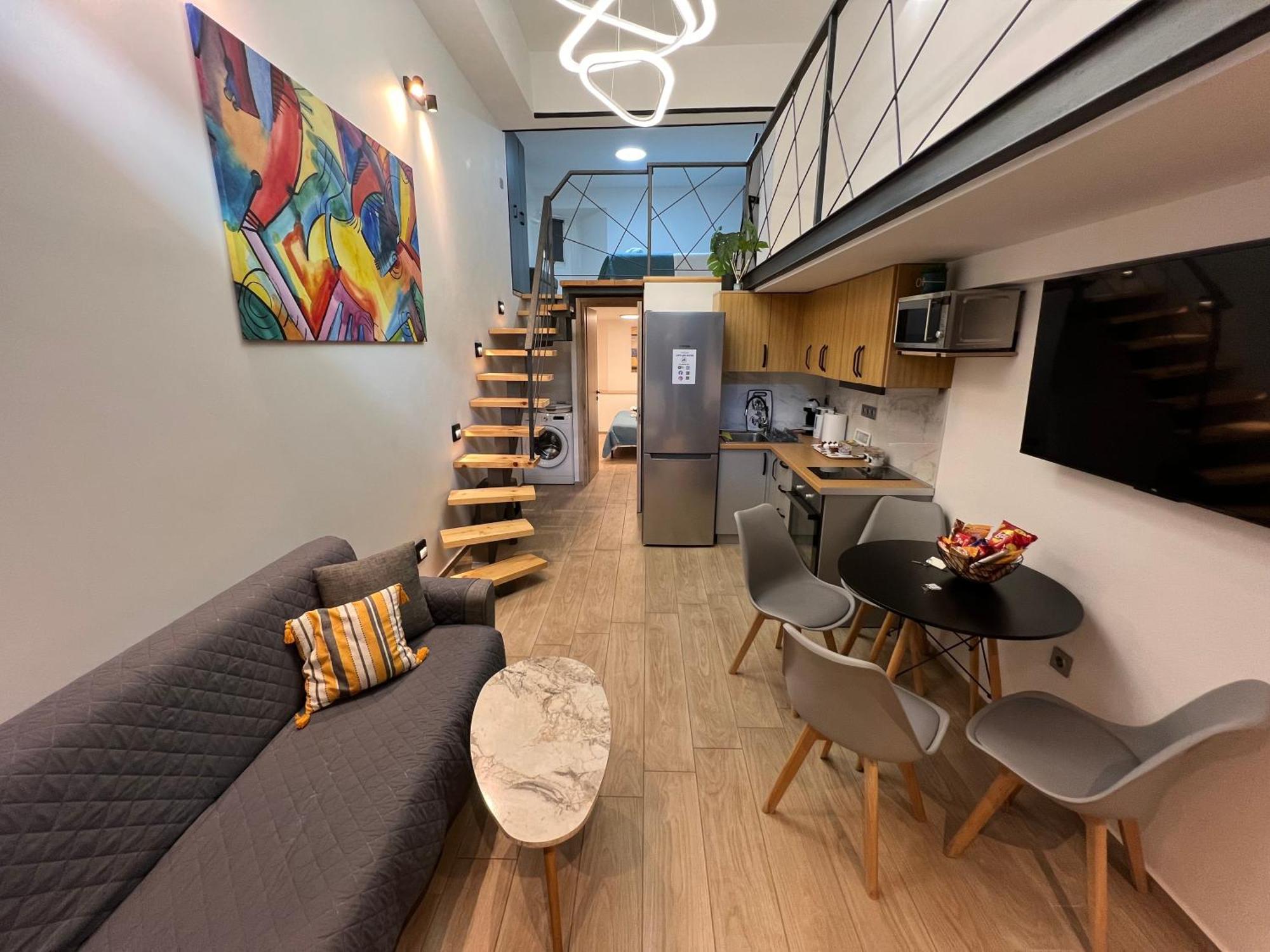 City Center Loft With Private Parking Кавала Экстерьер фото