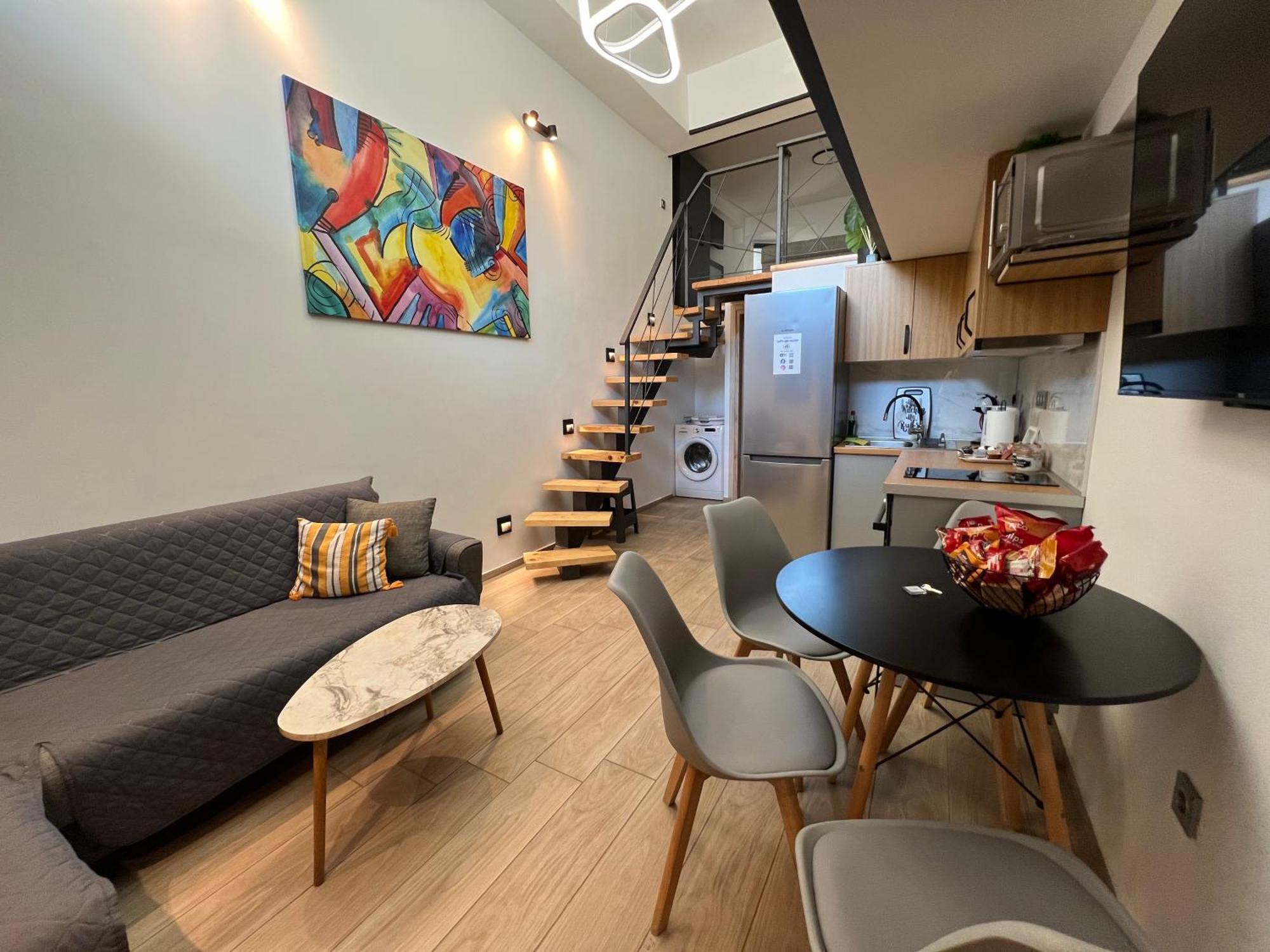 City Center Loft With Private Parking Кавала Экстерьер фото